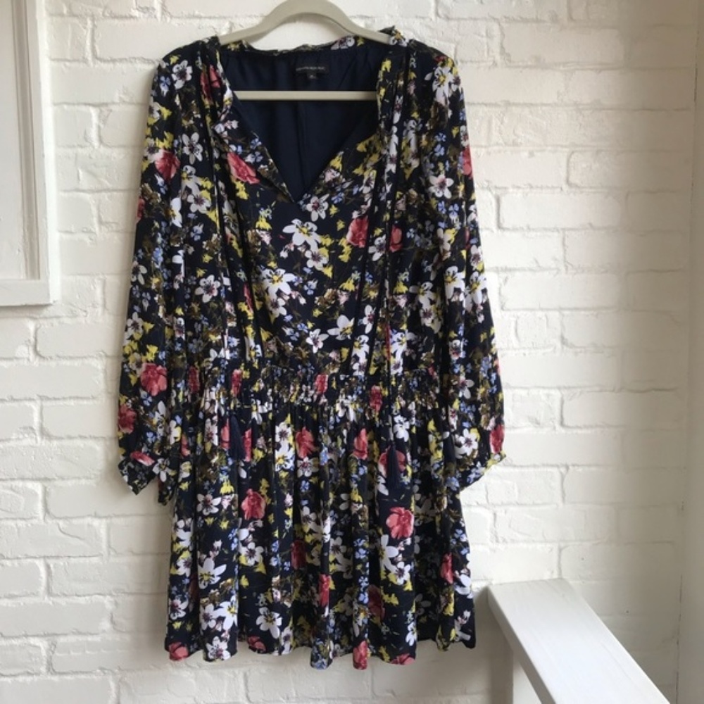 Banana Republic Floral Long Sleeve Dress